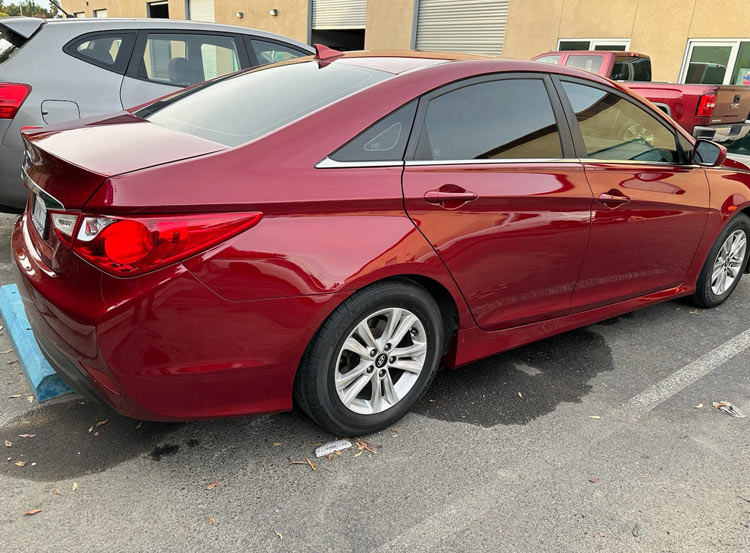 Vehicle after collision repair